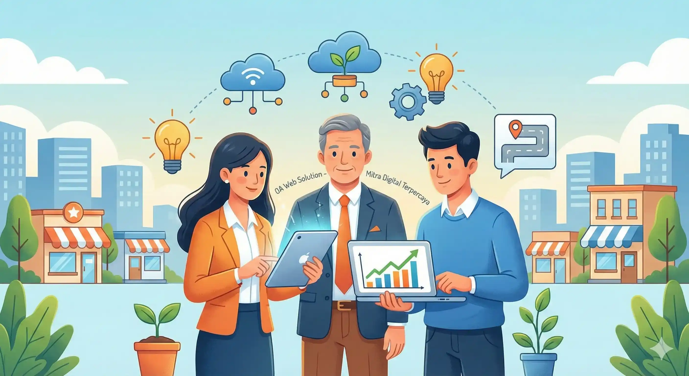 Ilustrasi OA Web Solution